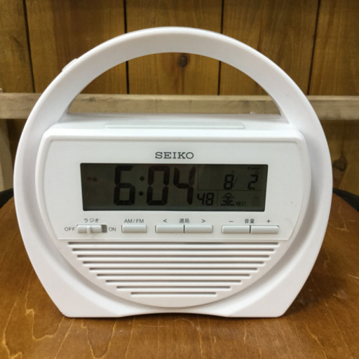#2585 セイコー クロック 目覚まし時計 防災クロック SQ764W