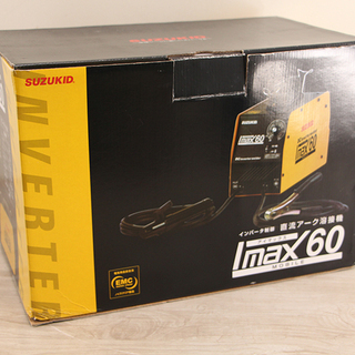 未使用品 SUZUKID 直流インバータ溶接機Imax60 アイマックス60 sim-60(7ED3371YGGknx)