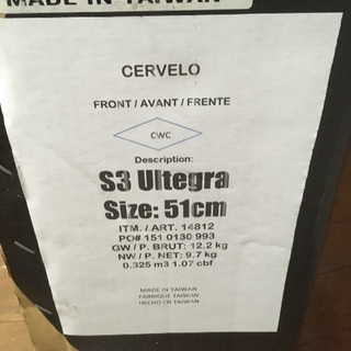CERVELO S3 ULTEGRA 2016 サーベロ ロードバイク 51