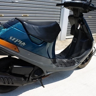 旧車！スズキ・セピア　80年代後半の2ストスクーター！外装まあまあキレイ　仕上げ、カスタムベースに！！