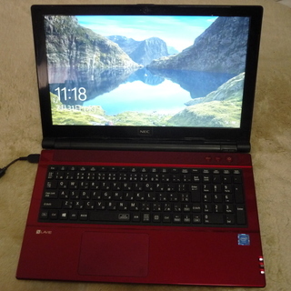 ☆NEC製ノートパソコン：LAVIE Smart(WIN10[HOME]，DVD付き
