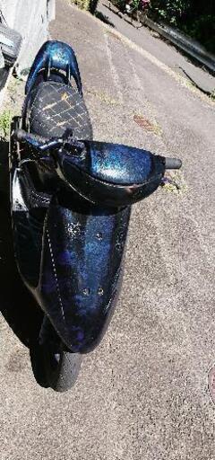 原付き、塗装屋仕様ラップ塗装、