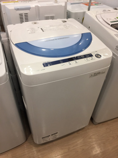 ○【6ヶ月安心保証付き】SHARP 全自動洗濯機 2014年製