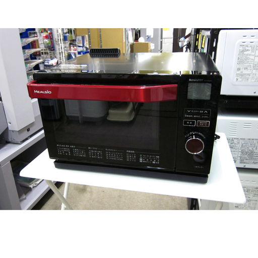 札幌 ヘルシオ オーブンレンジ 18L シャープ AX-CX2-R レッド/赤