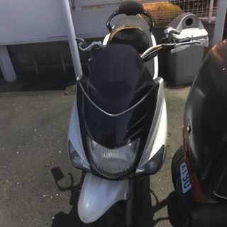 マジェスティ125fi ジャンク 不動車 ダブル出しマフラー サス社外