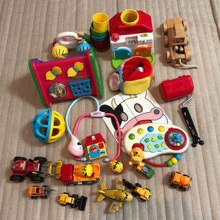 子供用のおもちゃ詰め合わせ 知育玩具 ミニカーなど