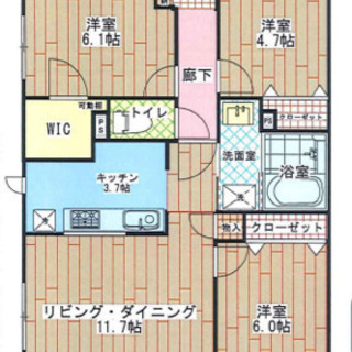 希少犬猫可能♫人気3LDK♫駅近で設備も良し♫オール洋室♫