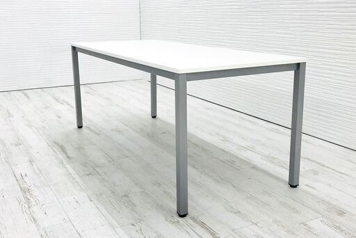 平机 中古テーブル 中古 G-Style ホワイト 1800×750×700㎜ ミーティングテーブル W1800 中古オフィス家具
