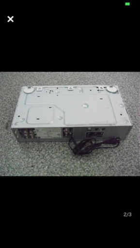 動作品★TOSHIBA 一体型 DVD/ビデオデッキ シルバー SD-V400 sk-0611-6