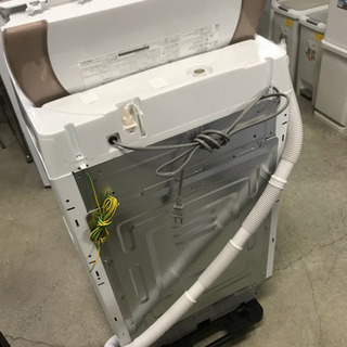 少しキズあり 2017年製 SHARP 全自動電気洗濯機 ES-KS70S-N 7.0kg洗い
