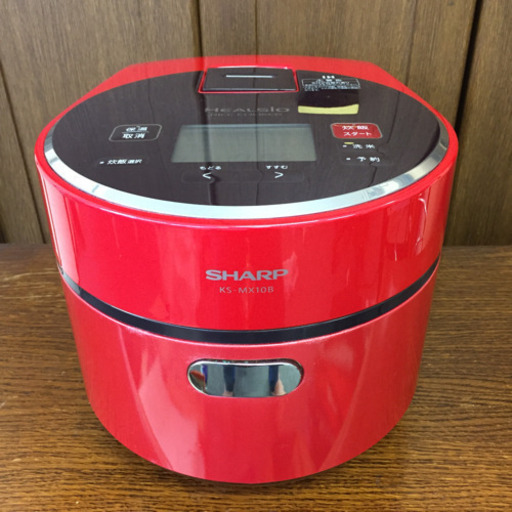 【SHARP】ヘルシオIHジャー炊飯器5.5合 KS-MX10B-R2014年製