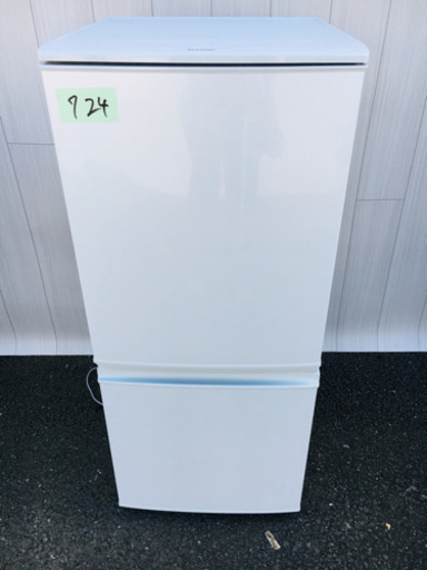 724番 美品SHARP✨ 2016年製⚡️ノンフロン冷凍冷蔵庫❄️SJ-D14B-W ‼️