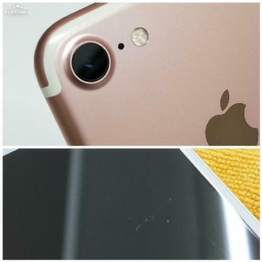 SIMフリー iPhone 7 128GB Rose Gold 美品 バッテリー79%＜本体のみ