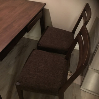 ダイニングテーブルとイスのセット used ブラウン系