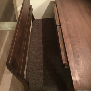 ダイニングテーブルとイスのセット used ブラウン系