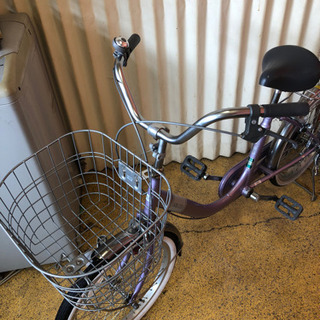 その他 DCMブランド ほぼ新品 自転車 ママチャリ 20インチ パープル色