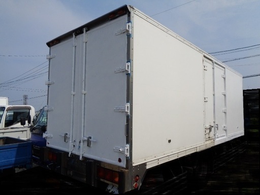 トラックコンテナ 箱 4ｔ 6420x2300x2430 冷凍冷蔵 倉庫 物置 ガレージ 愛媛より