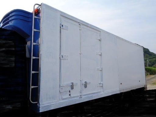 トラックコンテナ 箱 4ｔ 6420x2300x2430 冷凍冷蔵 倉庫 物置 ガレージ 愛媛より