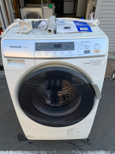 洗濯機 ドラム式 Panasonic 6kg/3kg 洗濯乾燥機 2012年 固定金具付 NA-VD110L 引き取りのみ川崎区 KK