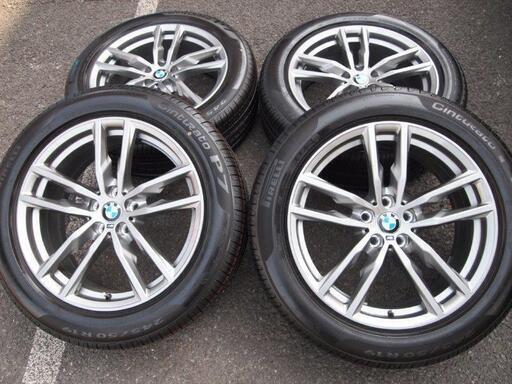 美品♪　ＢＭＷ現行Ｘ３Ｍスポーツ純正　１９インチ　Ｘ３，Ｘ４などに！