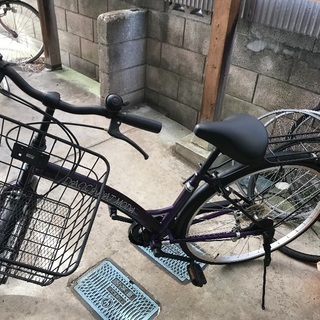27型ギア付き自転車紫 【公式通販】