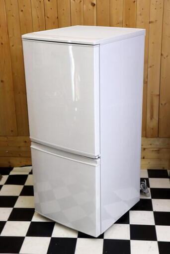 商談中・・・　配達込みSHARP 冷蔵庫 SJ-D14C-W 2017年製 137L 単身 ホワイト 2ドア