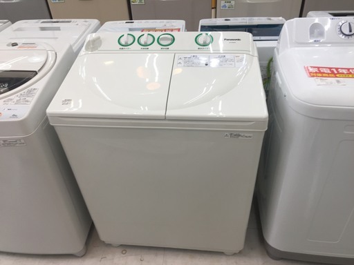 【購入後も安心な1年間動作保証付き♪】2017年製、Panasonic(パナソニック)の2槽式洗濯機のご紹介です！