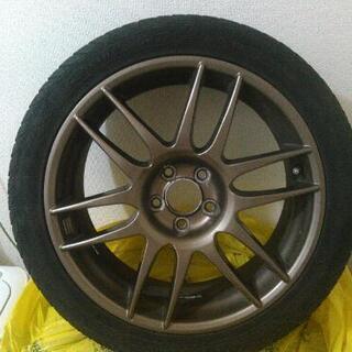 値下げ夏用タイヤ社外ホイール 215/45ZR17 4本セット