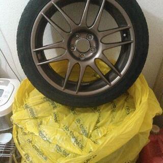 値下げ夏用タイヤ社外ホイール 215/45ZR17 4本セット