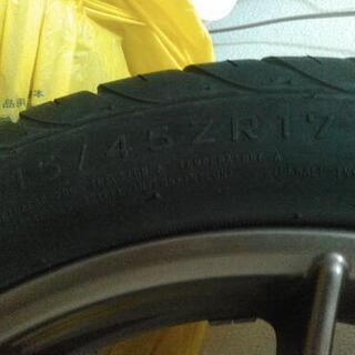 値下げ夏用タイヤ社外ホイール 215/45ZR17 4本セット
