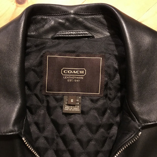 COACH レザージャケット メンズ