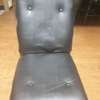 💴⤵️💺黒ビニール製品座椅子(三段階切り替え)💺