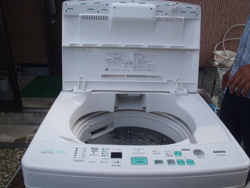 【終了しました】格安洗濯機2009年製７㎏（中古良品・清掃済み）
