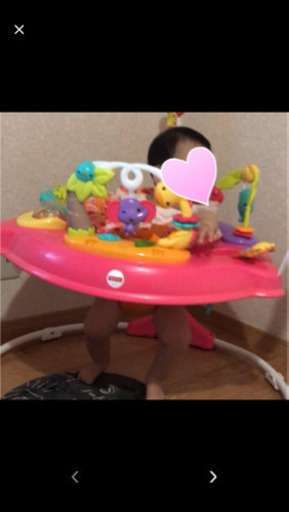 Fisher price / ピンクフラワージャンパルー