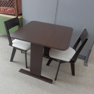 ダイニングセット　回転チェア　スクエアテーブル　省スペース　ニトリ　北欧　YH 4001147-400116701.jpg
