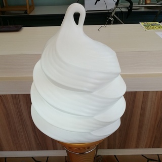 □電飾看板□ソフトクリーム 看板照明 屋台オブジェ 販売致します♪