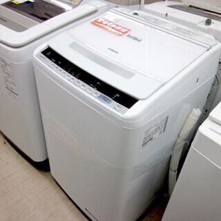 安心の1年保証付！2019年製 8.0kg HITACHI(日立)「BW-V80C」全