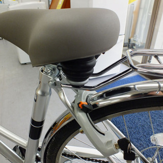 PayPay可 手稲リサイクル 27インチ  自転車 ママチャリ カゴ付き 6段変速　シルバー　 ￥17,800-