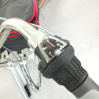 PayPay可 手稲リサイクル 27インチ  自転車 ママチャリ カゴ付き 6段変速　シルバー　 ￥17,800-