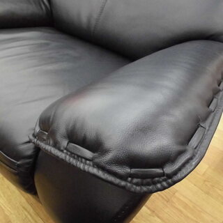 回転式 1人掛けソファ パーソナルチェア　ブラック　幅103cm　西岡店