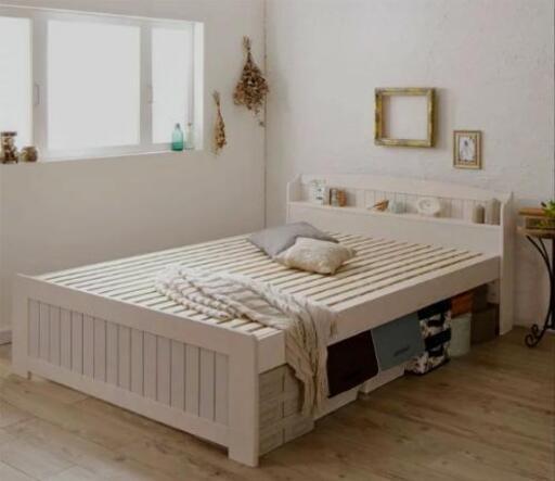 値下げしました❗組み立て式シングルベッド