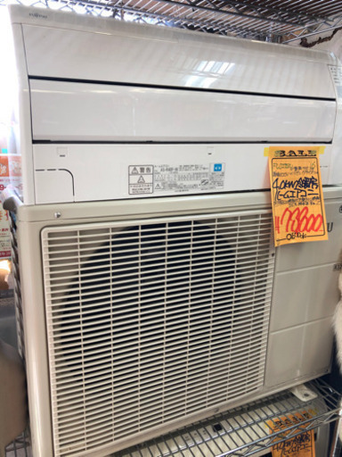 4.0kw 富士通 ルームエアコン  2016年 単相100v