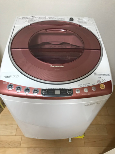 パナソニック製 7kg 洗濯機
