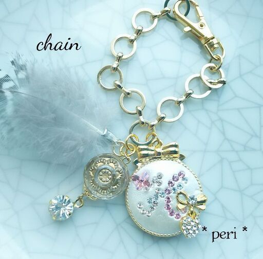 ♡クリスタルクレイ♡イニシャルチャーム作り (peri) 郡山のワーク  