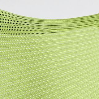 バロンチェア 中古 オカムラ バロン 中古オフィス家具 ポリッシュフレーム ライムグリーン 座クッション 背メッシュ