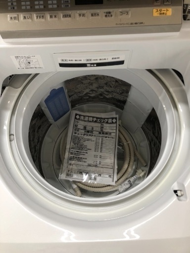 Panasonic 2018年 8.0kg 洗濯機 奥パネル式で使いやすい！