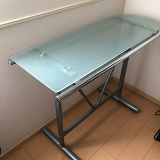 ガラス製 カウンターテーブル
