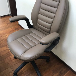 【購入者決定】椅子 チェアー  オフィス グレージュ 高さ調節可能