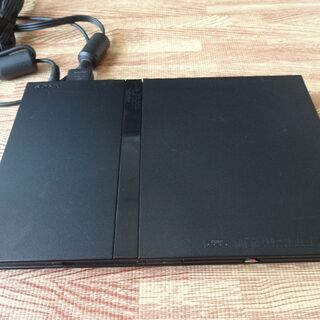 ソニー SONY 薄型 PS2 ブラック SCPH-70000 プレイステーション2 本体  プレステ2 電源アダプター SCPH-70100の画像