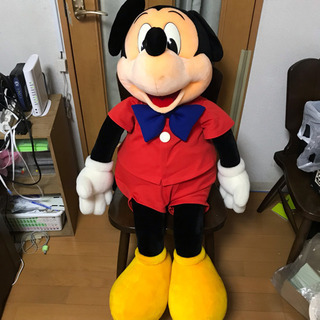 【無料】ミッキーマウス ぬいぐるみ / 全長 約93cm